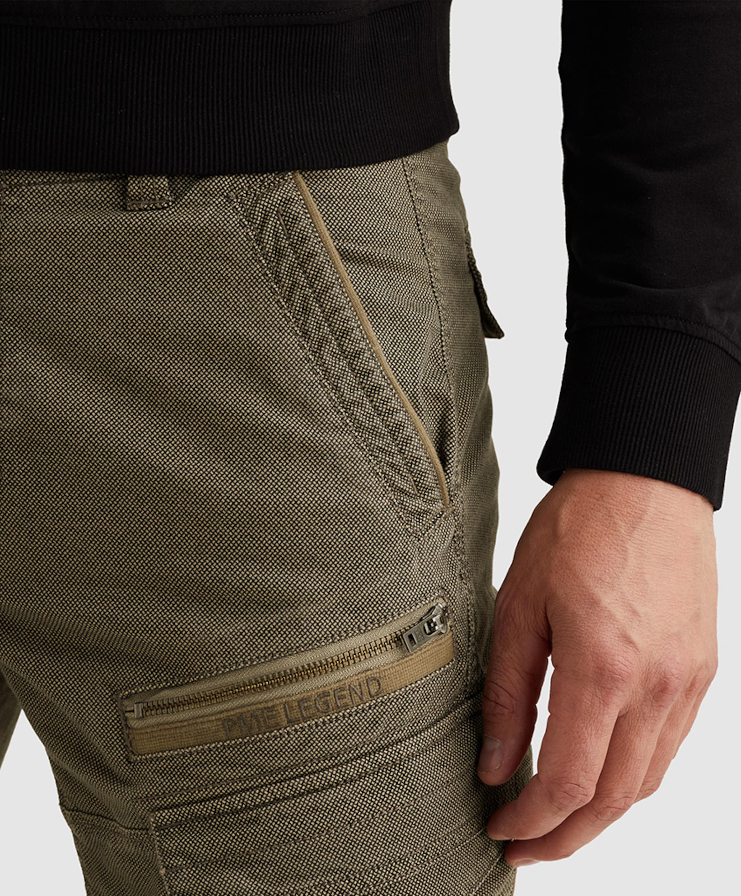 PME Legend NORDROP CARGO 3.0 MICRO ALLOVER PR heren broek bruin