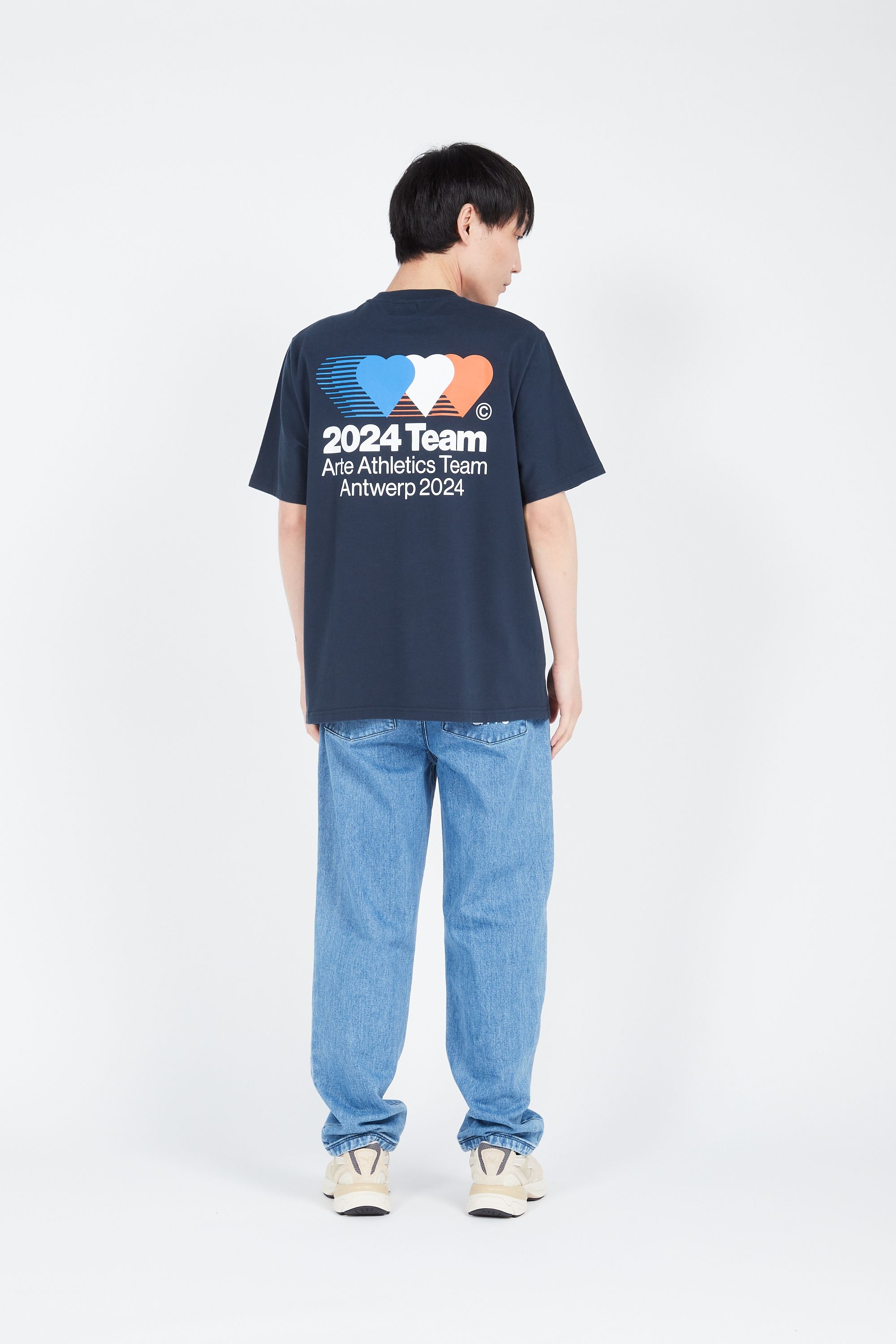 ARTE ANTWERP T-shirt  Teo Back Team  Bleu