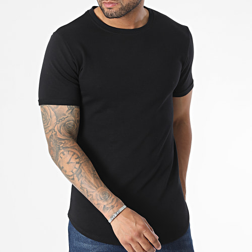 Lot De 2 Tee Shirts Oversize T311 Blanc Noir