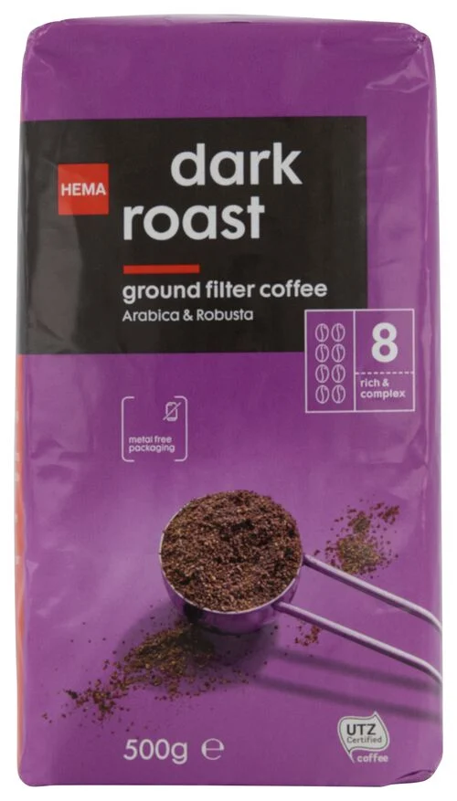 café moulu dark roast - 500 g