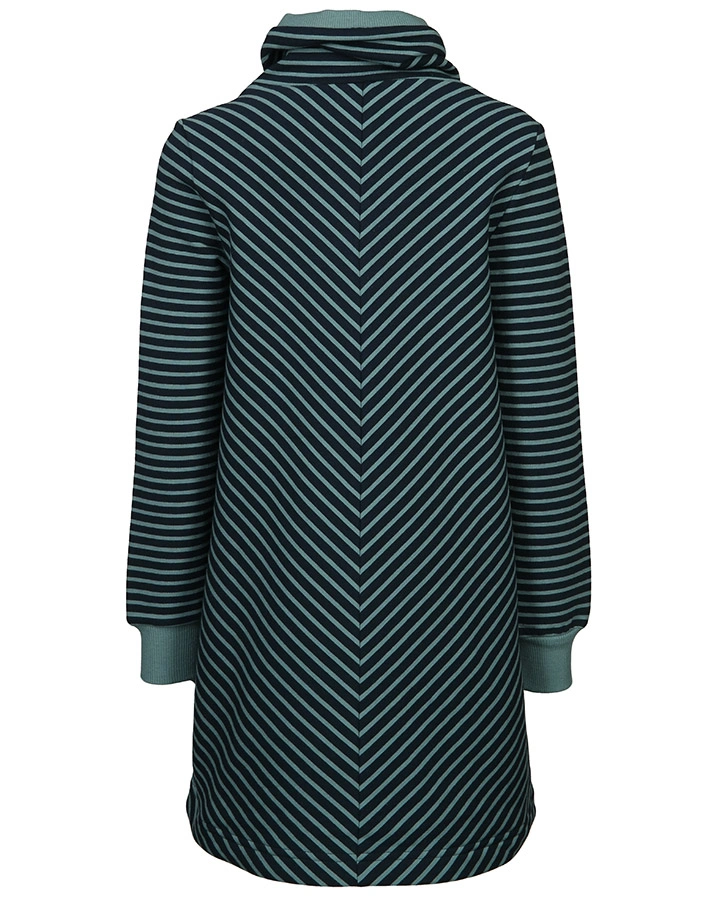 Sweatkleid LUMIKKO gestreift in navy/smoke blue