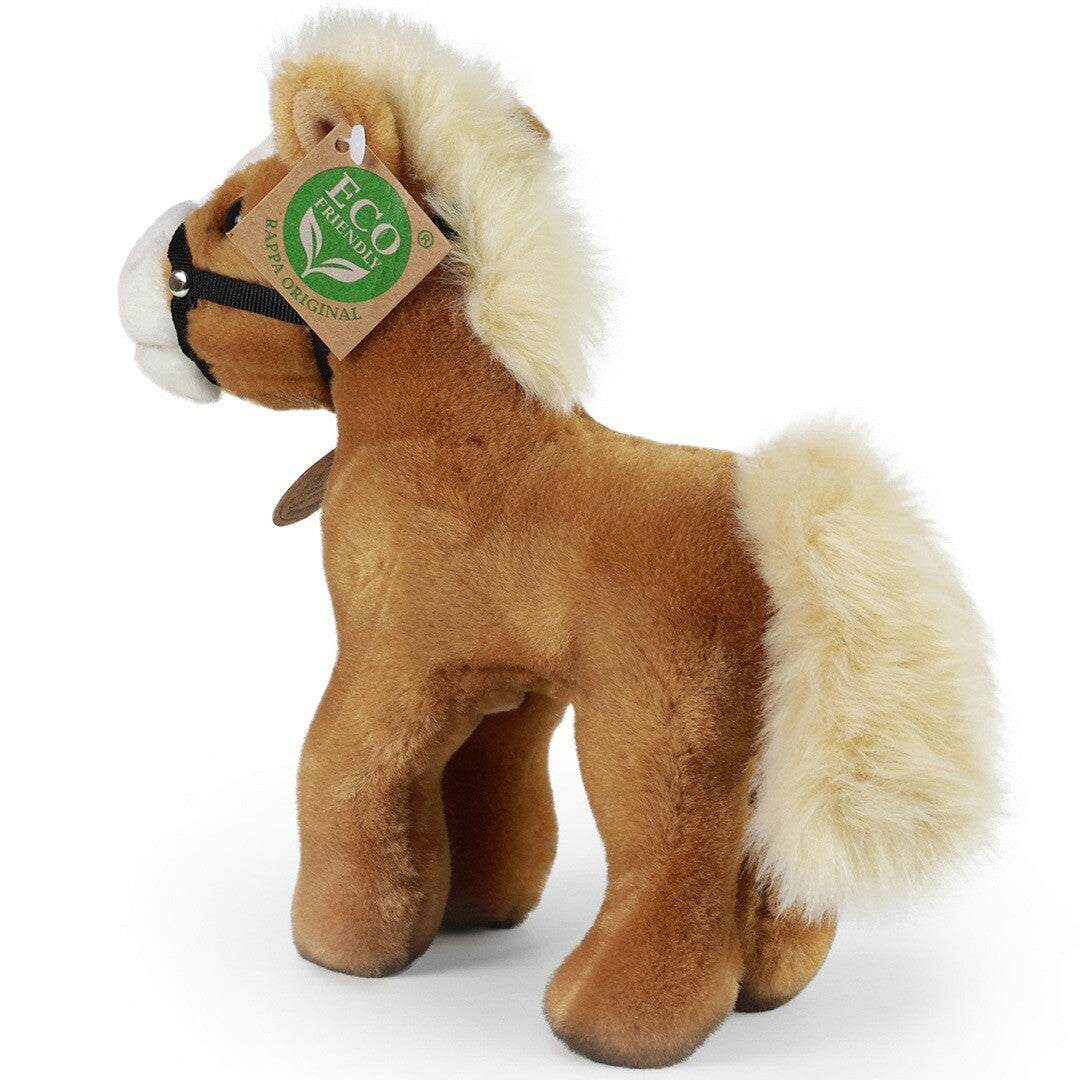 Rappa knuffelpaard staand - 20 cm