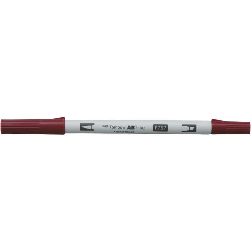 Tombow Pinselstift Dual Brush Pen ABT PRO, 757 - port red