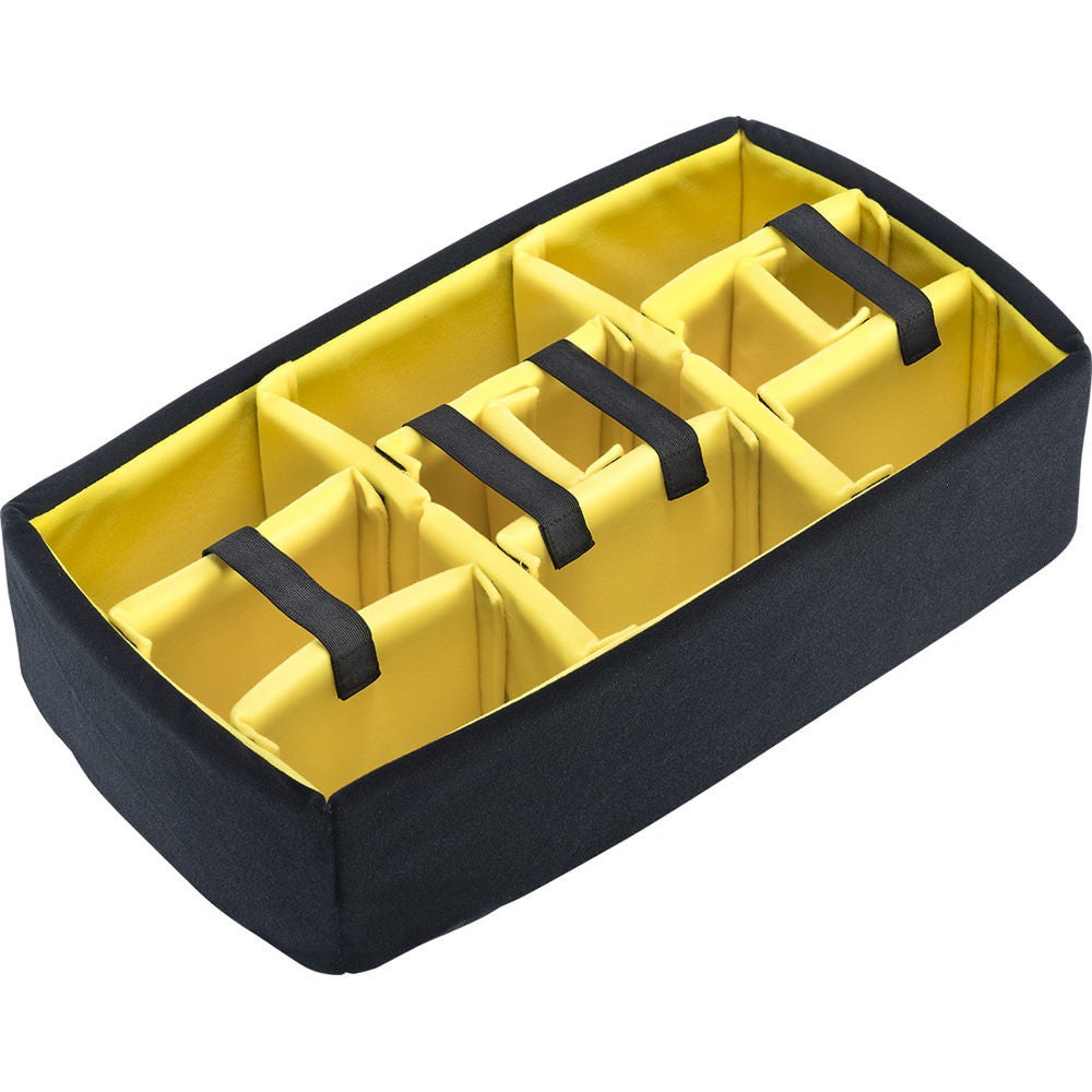 Peli 1514 zwarte trolley met dividers 501x279x193 mm