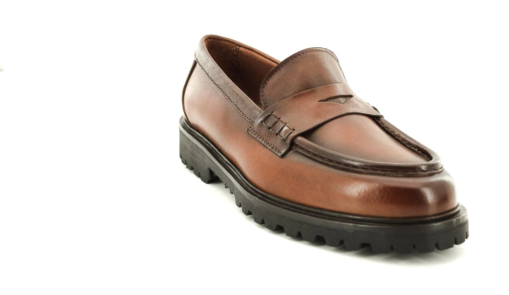 UPPER SHOES - MOC D600R MARRON