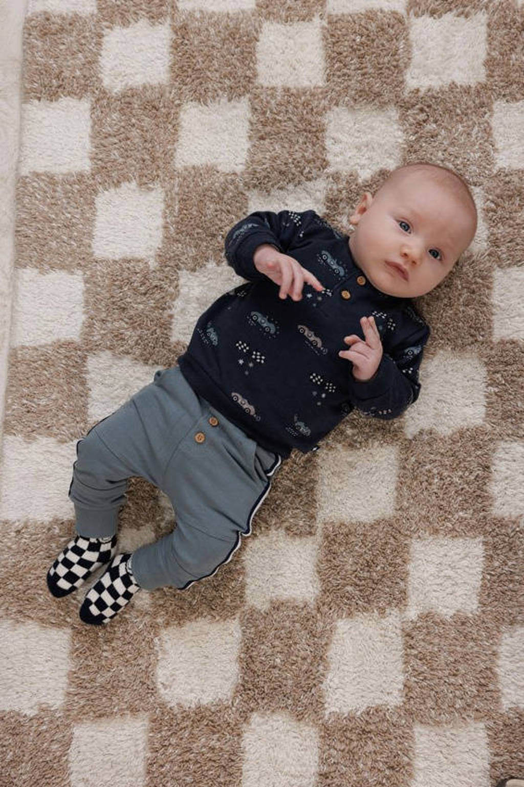 Feetje regular casual broek blauw