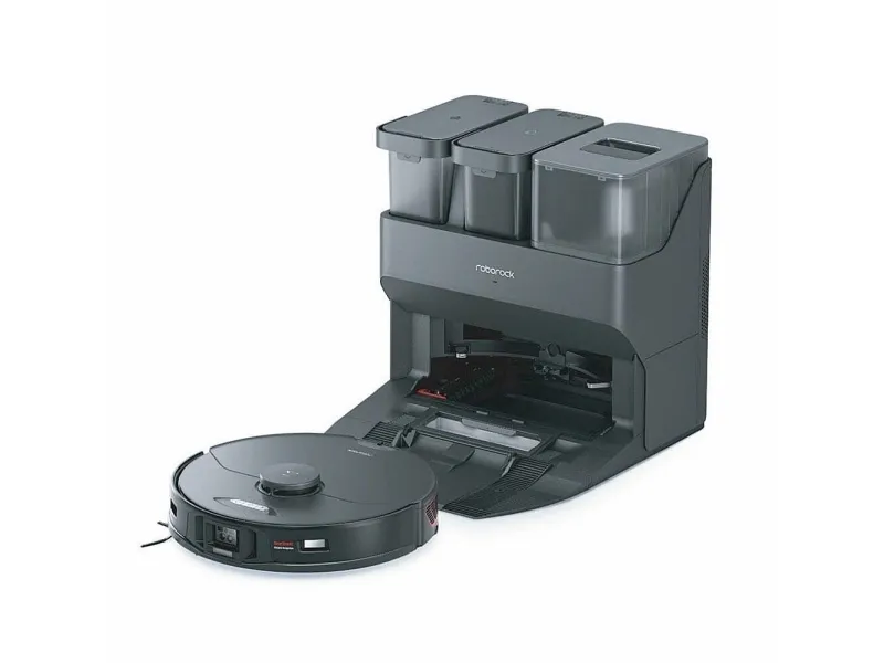 [OUTLET] - Roborock S7 MaxV Ultra - Støvsuger - robotstyret - uden pose - 74 W - sort inkluderet oplader