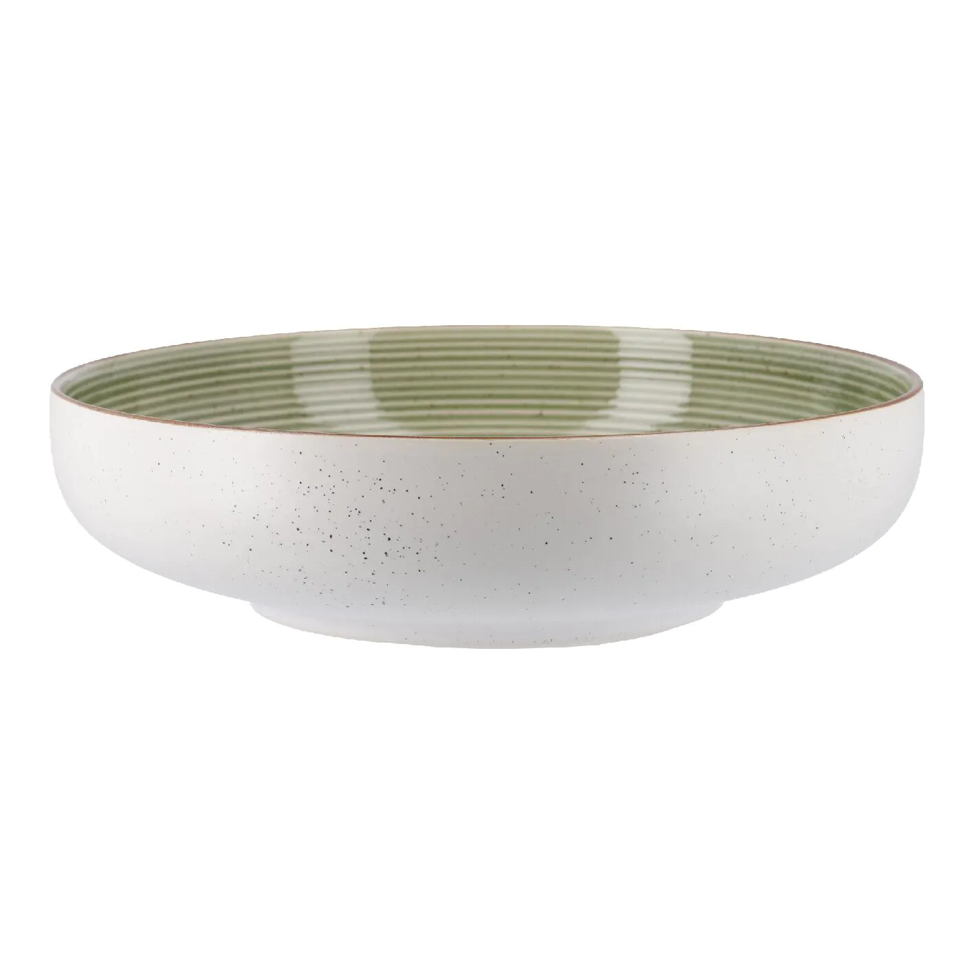 Schale Rille, grün, 20 cm