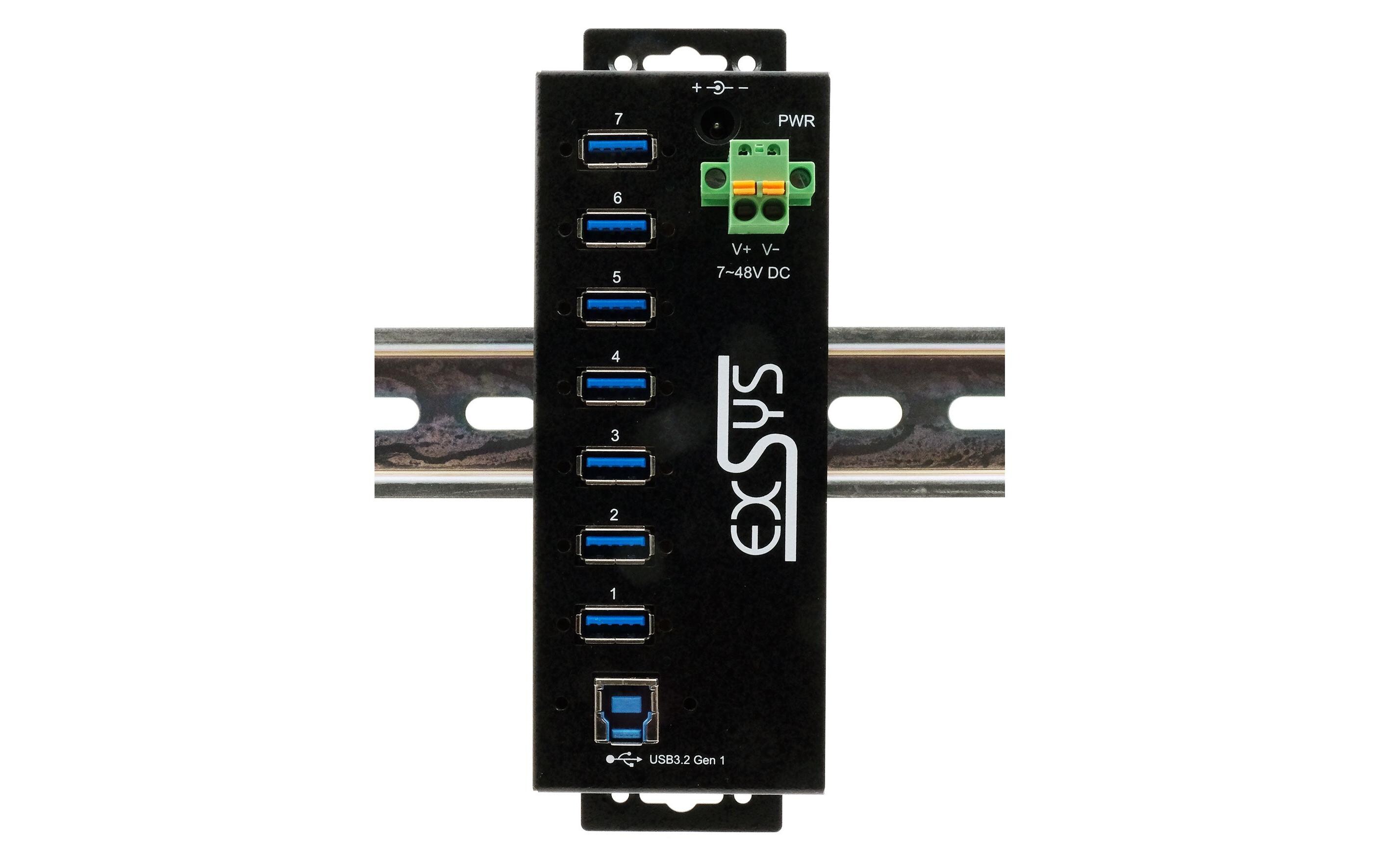 USB-Hub EX-1187HMVS-2<br>Porterweiterung mit sieben USB 3.0 Anschlüssen