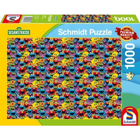 Schmidt Spiele Puzzle - Sesamstraße - Wer, wie, was? 1000 Teile