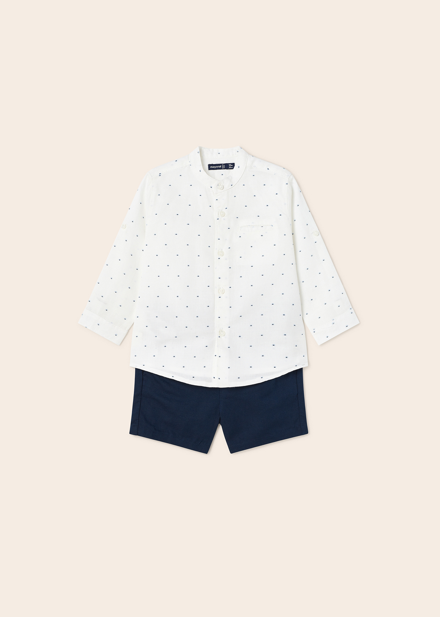Conjunto de linho de 2 peças para bebê