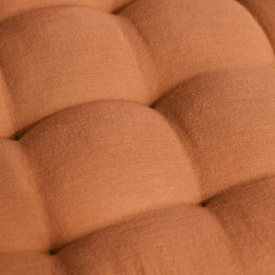 Matelas de sol gaze de coton (60 x 120 cm) Gaïa Abricot