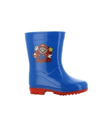 Super Mario Gummistøvler, Cobalt Blue/Red