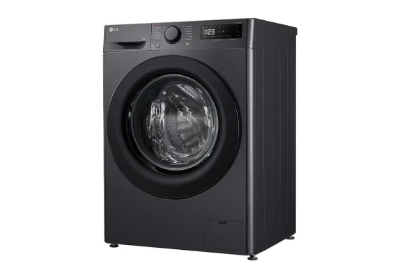 LG Serie R5 F4WR510SBM - Vaskemaskine - bredde: 60 cm - dybde: 62 cm - højde: 85 cm - frontbetjening - 10 kg - 1400 rpm - lys sort