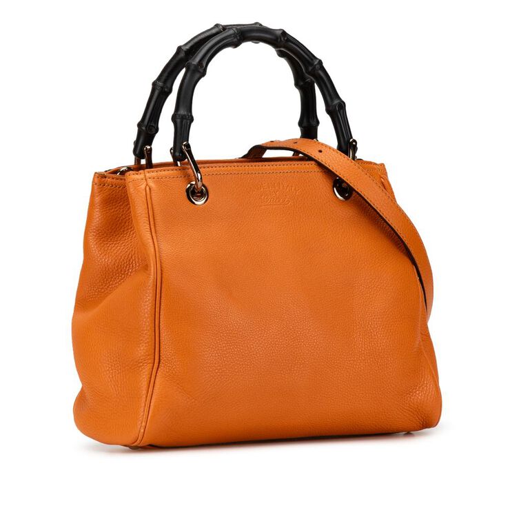 Gucci Vintage Gucci Bamboo Orange