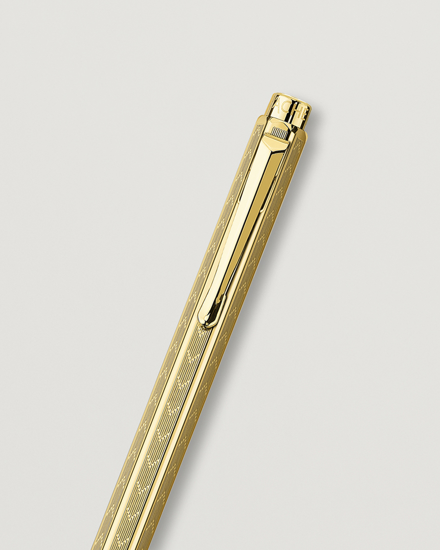 Caran d' Ache Ecridor Chevron Ballpoint Pen Gilded