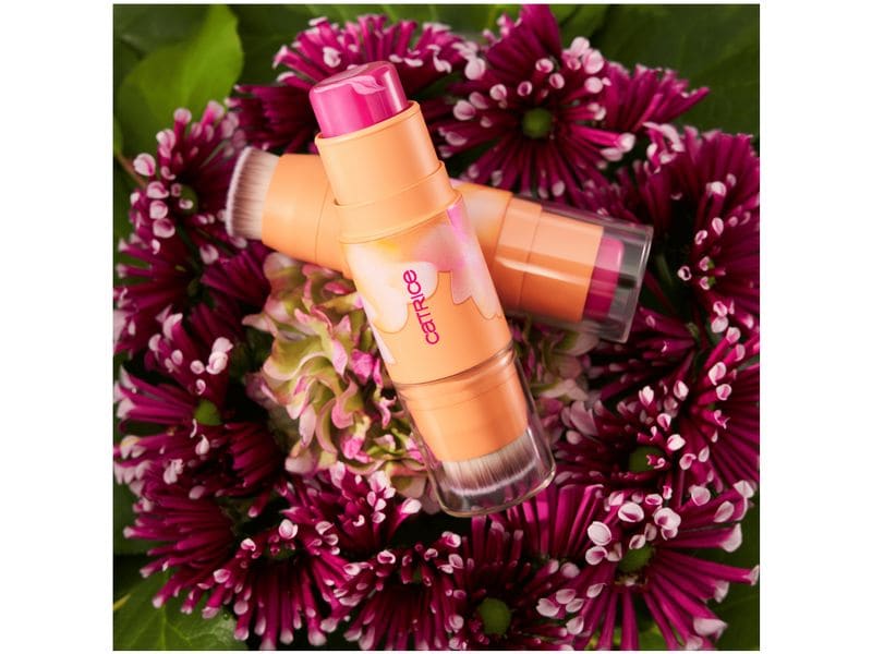 Catrice Rouge Blush and Brush Stick C01 Berrylicious Schimmernder Rouge-Stift mit marmoriertem Farbeffekt