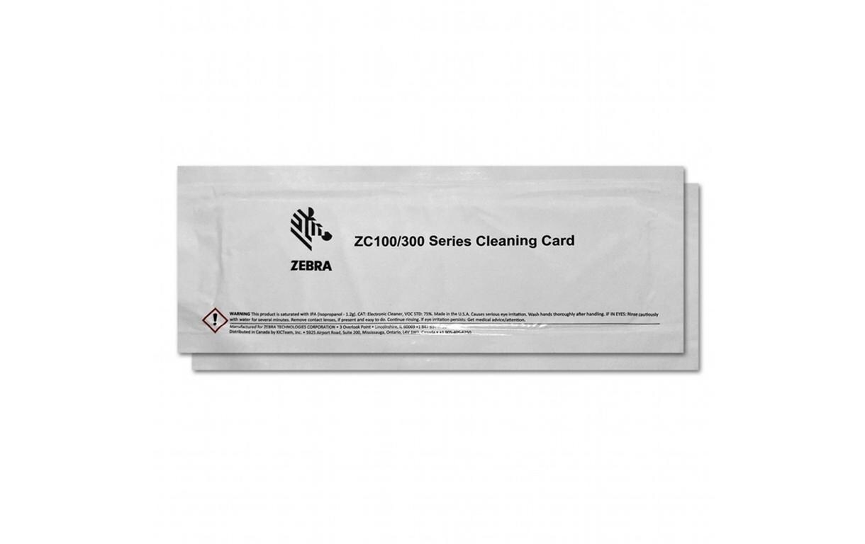 Reinigungsmaterial ZC100/300/350 Cleaning CardsReinigungsmaterialien für Kartendrucker