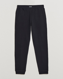 Sunspel Cotton Loopback Track Pants Black
