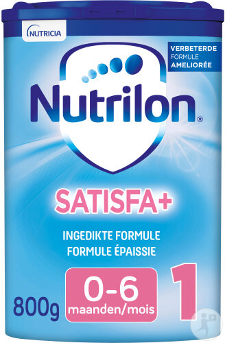 Nutrilon Satisfa+ 1 Lait Épaissi Pour Nourrissons Bébé 0-6 Mois Lait En Poudre Boîte 800g