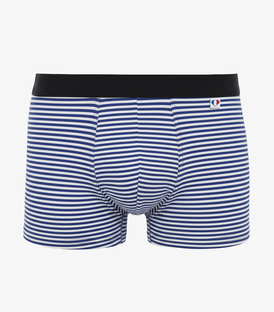 Boxer Homme Marinière Bleu - Intemporel