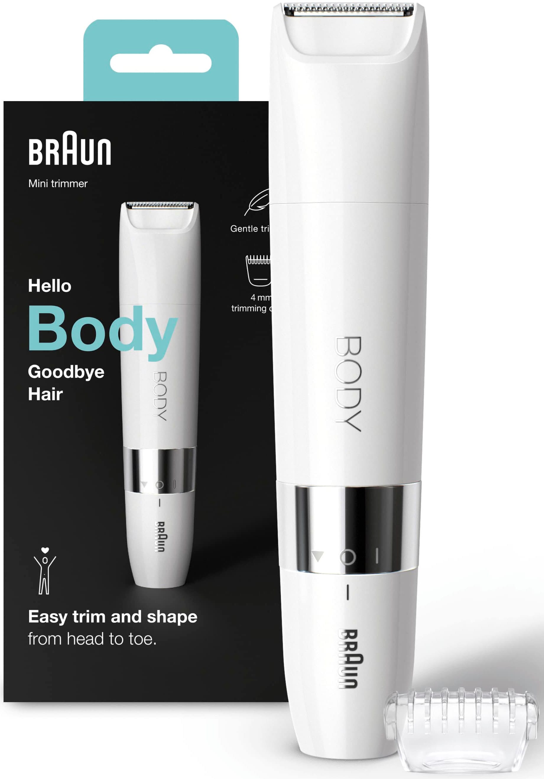 Braun IPL-Haarentferner »Smart Skin i·expert PL7387« 4 Aufsätze für Gesicht & Körper, Venus Rasierer & Aufbewahrungsbox