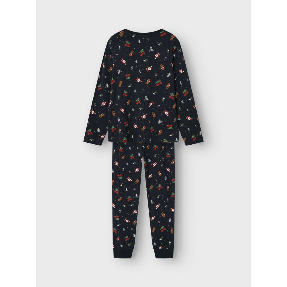 Køb Name It Dark Sapphire Christmas Elements Vismas Pyjamas