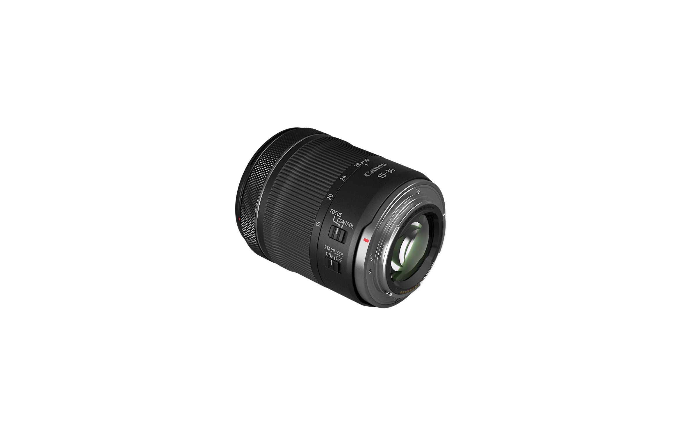 Zoomobjektiv RF 15-30mm F/4.5-6.3 IS STM Canon RF<br>Ultraweitwinkel-Zoombereich ideal fürLandschafts- und Videoaufnahmen