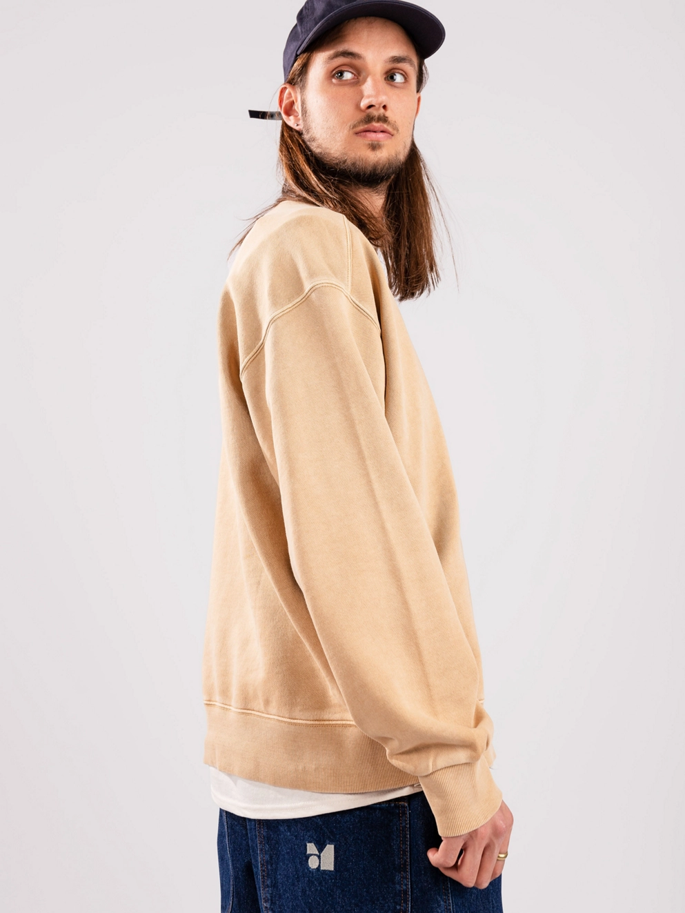 Carhartt WIP Nelson Sweater dusty h brown
