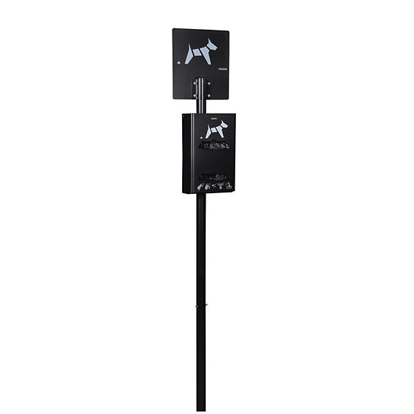 ROSSIGNOL Borne sur poteau hygeca - 200 sachets - gris manganese