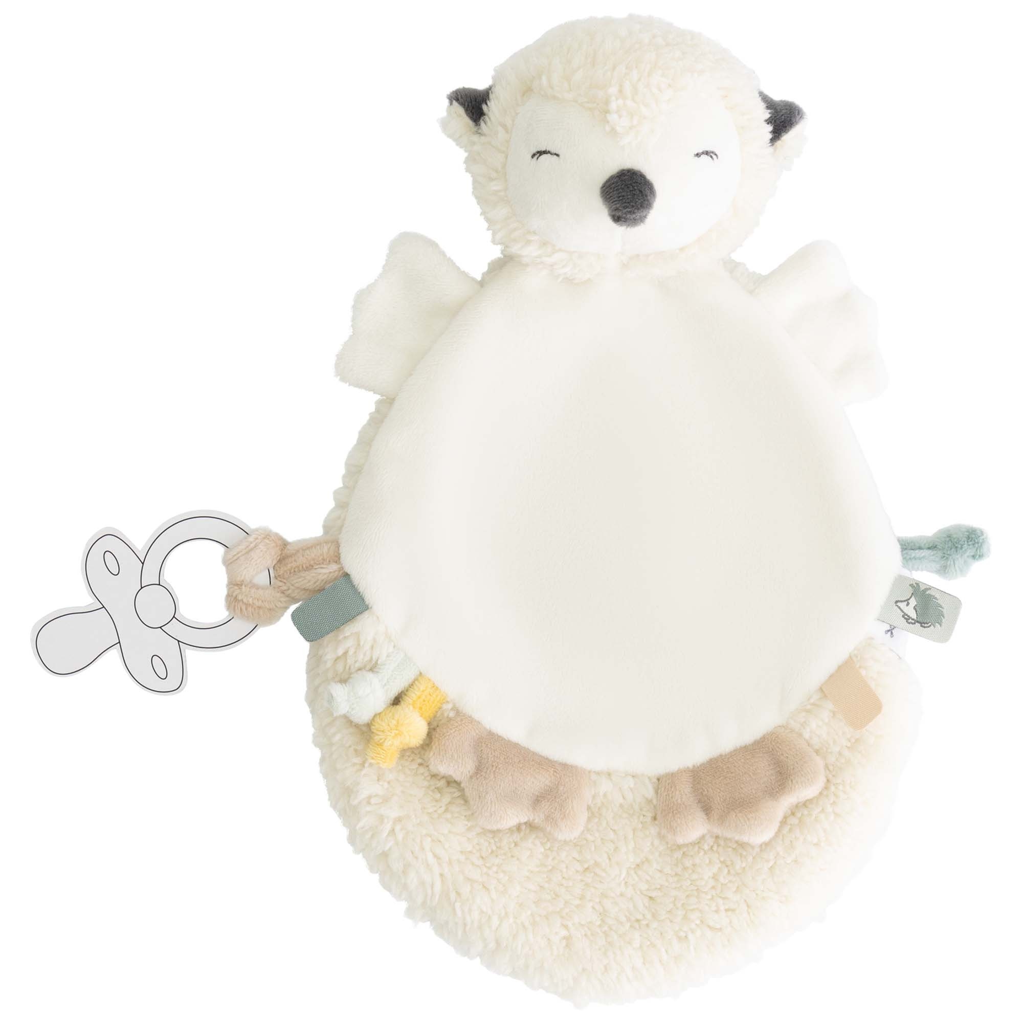Prénatal knuffeldoekje Kleine Vriendjes wit