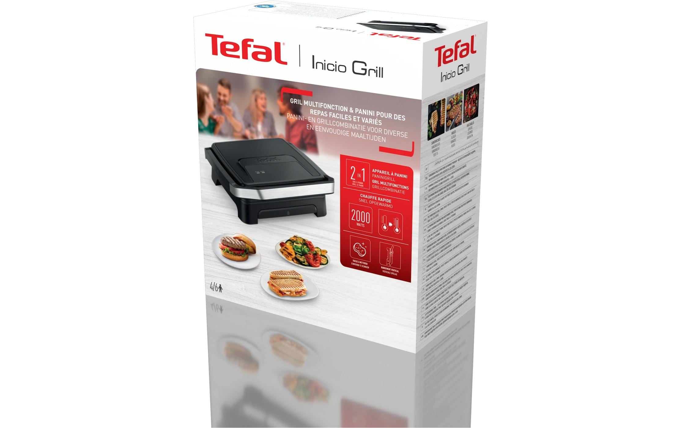 Kontaktgrill Inicio Classic GC2718 2000 WPaninitoaster und Grill für verschiedene und einfache Gerichte