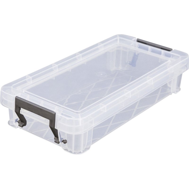 Boîte de rangement plastique 0,75 L WHITEFURZE Allstore incolore - Lot de 5