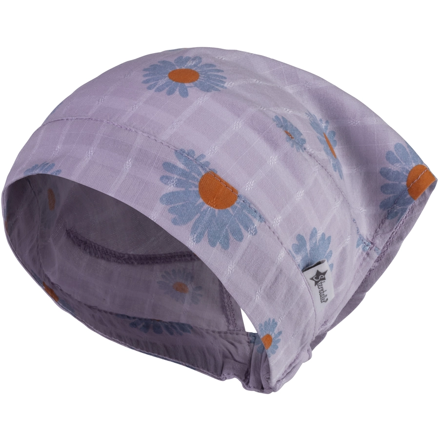Sterntaler Kopftuch Blume flieder