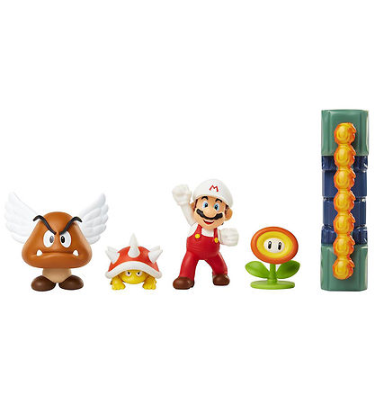 Super Mario Leges?t - Diorama Set - Lava Castle - 5 Dele