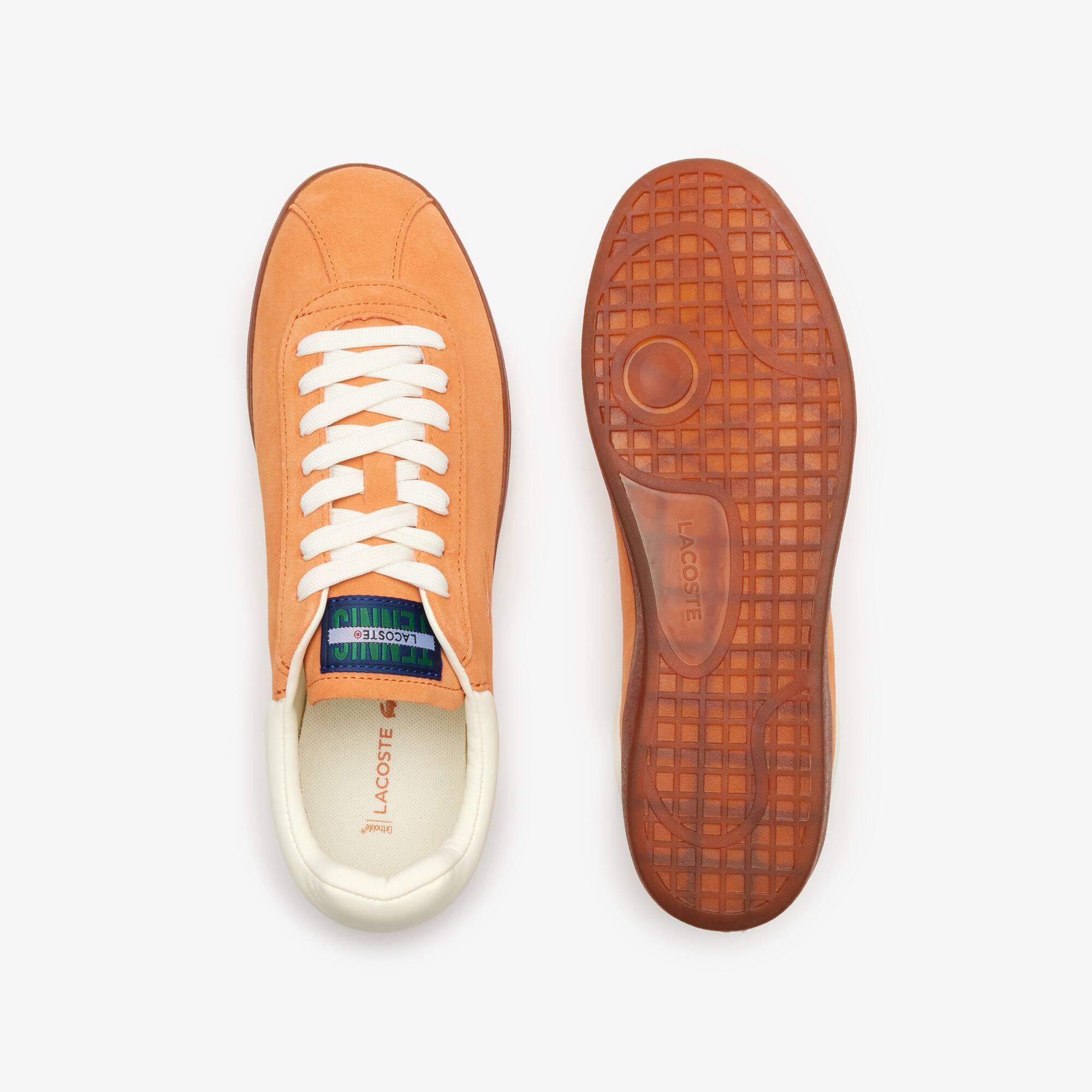 Herren-Sneaker Baseshot aus Veloursleder Sneakers - Orange - Lacoste - Herren