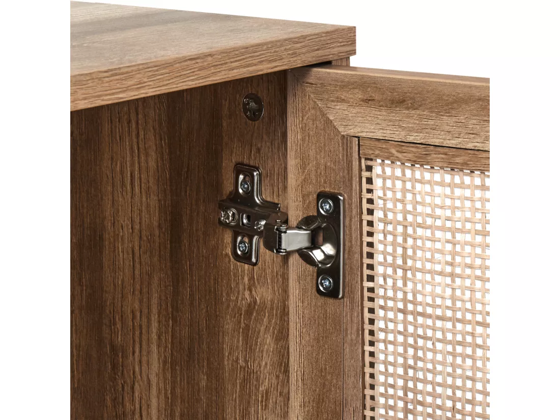 Meuble de salle de bain ROSELL 60 cm 40 cm 60 cm Marron clair