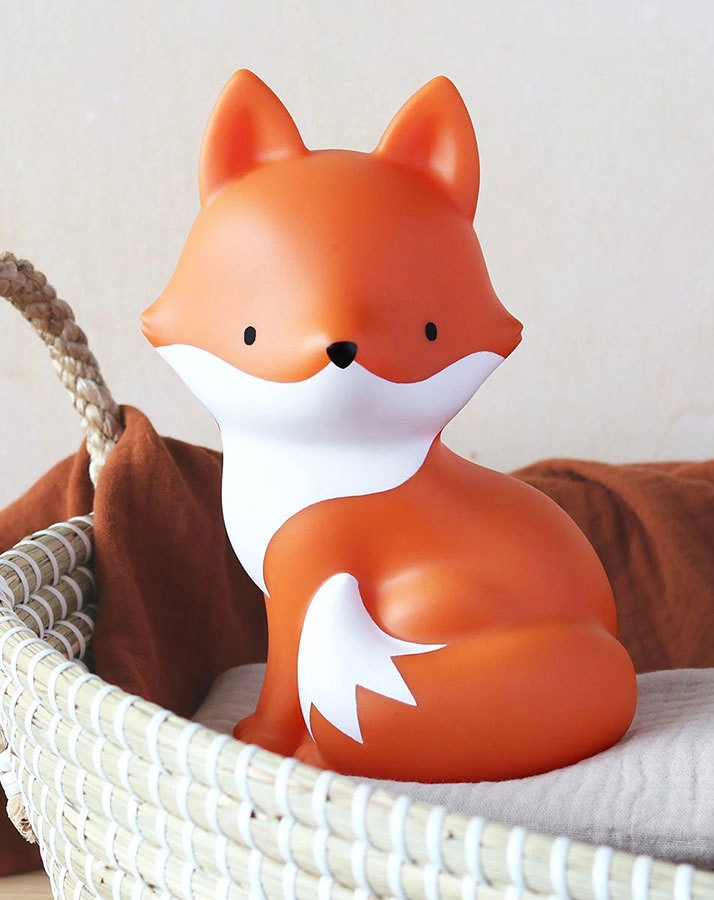 Spardose FOX in orangerot