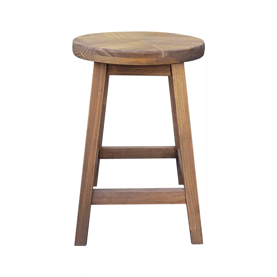 Tabouret rond bois (H45 cm) Davao Marron