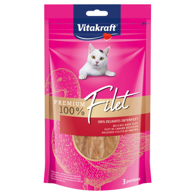Vitakraft Katzensnack Premium Filet Ente 54g