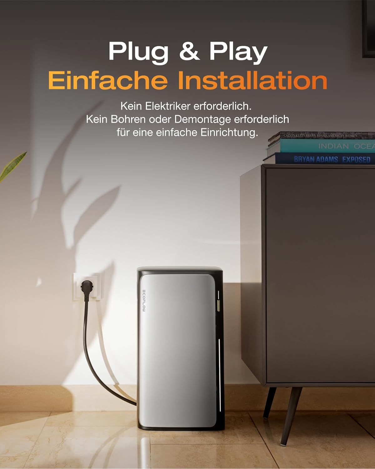 ECOFLOW Stream Ultra 1,92kWh 0% VAT, Balkonkraftwerk mit Speicher, 4 MPPT 2800W Solareingang, 2300W Dual AC-Anschlüsse, Kleine Verpackungsmängel, Produkt unbenutzt(Generalüberholt)
