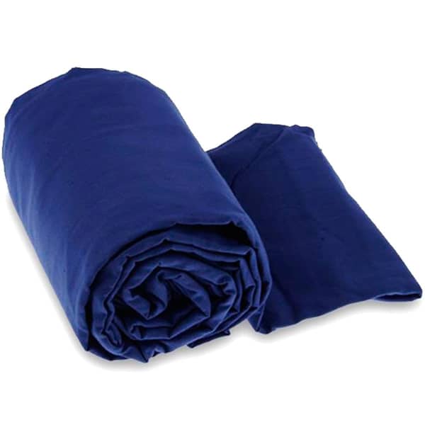 Drap sac de couchage SEA TO SUMMIT COTON TRAVEL LINER RECTANGULAR STANDARD NAVY BLUE