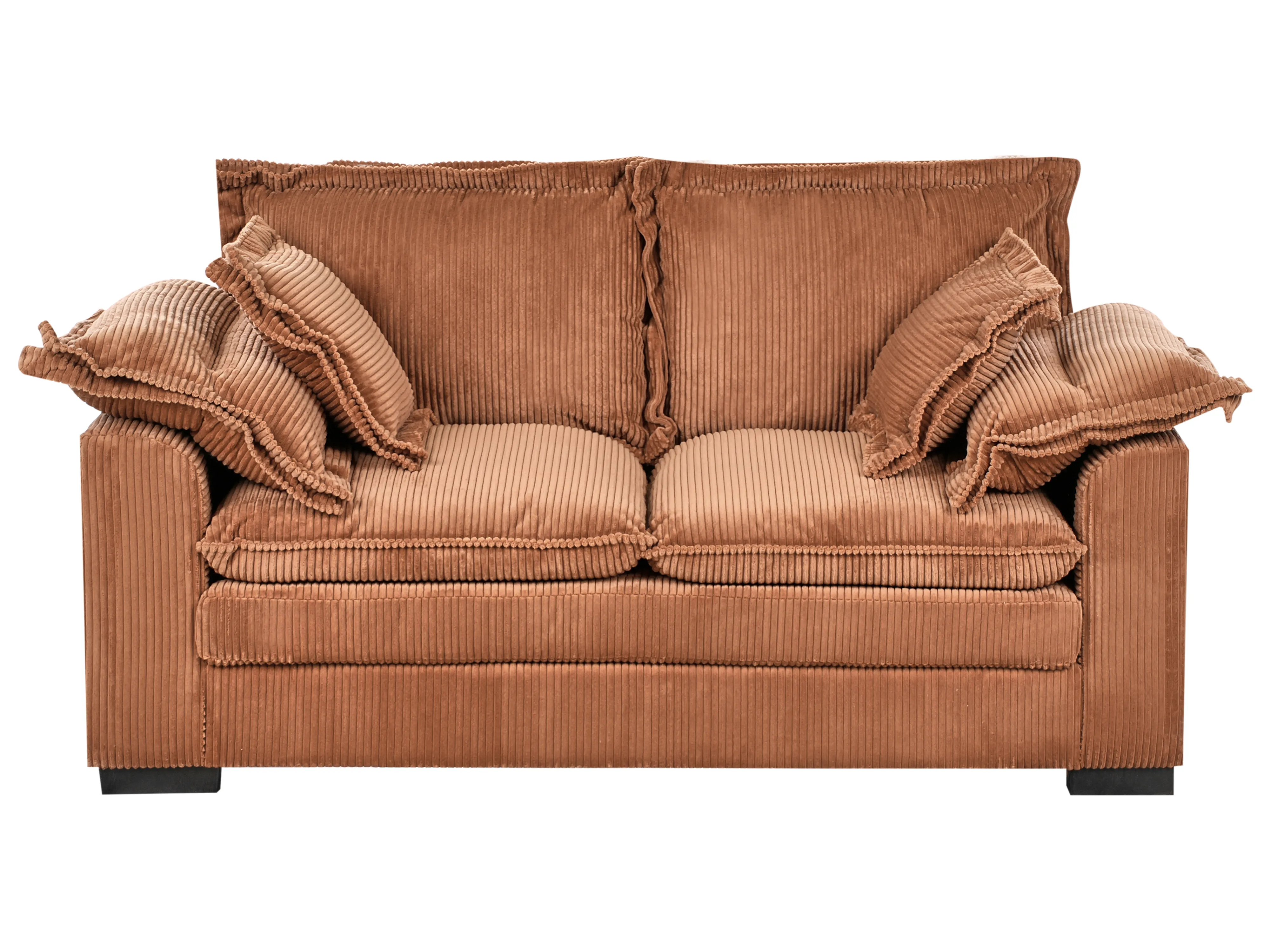 Bank 2-zits TIRRO Corduroy Bruin