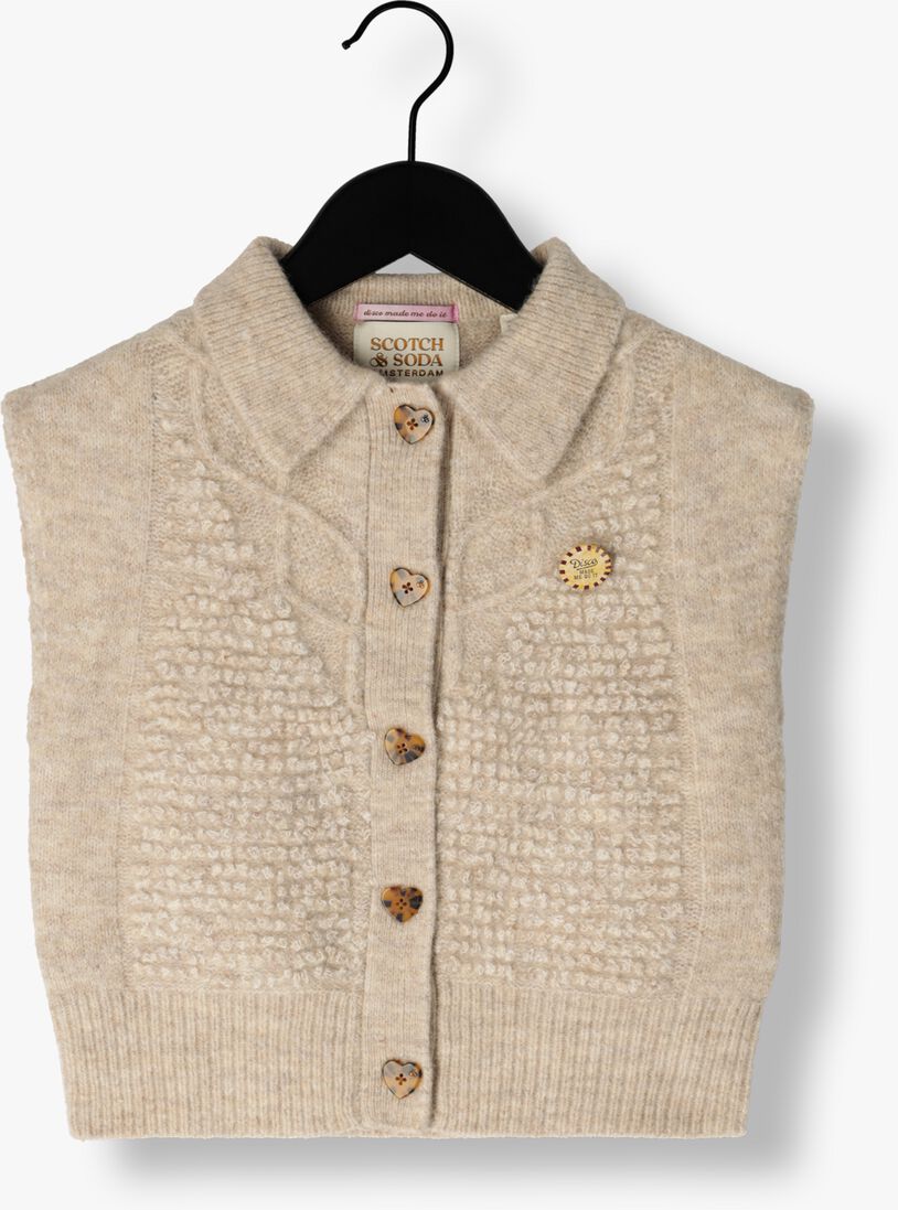 SCOTCH & SODA ecru scotch & soda spencer knit structure mix spencer
