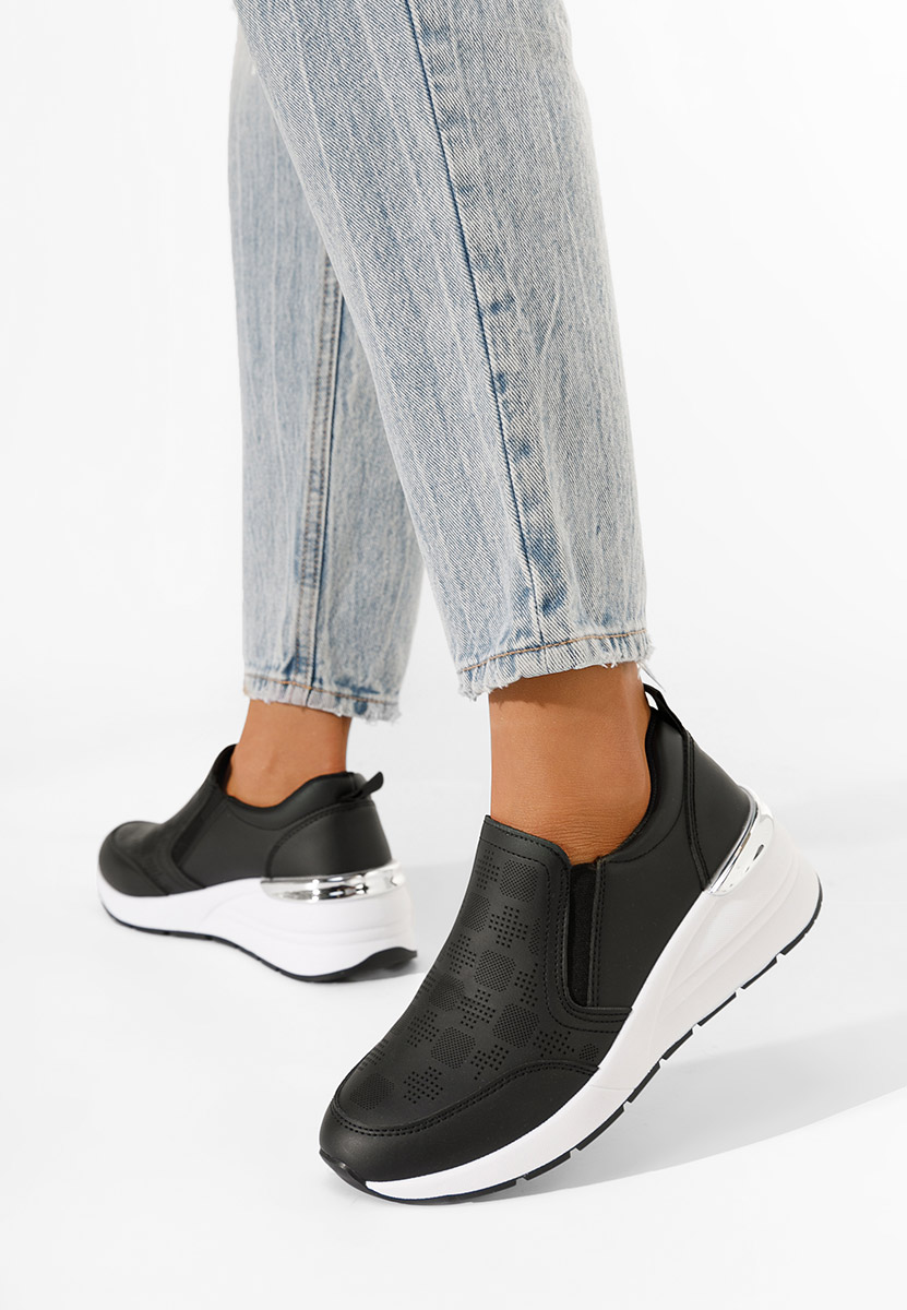Baskets pour femme noirs Melody