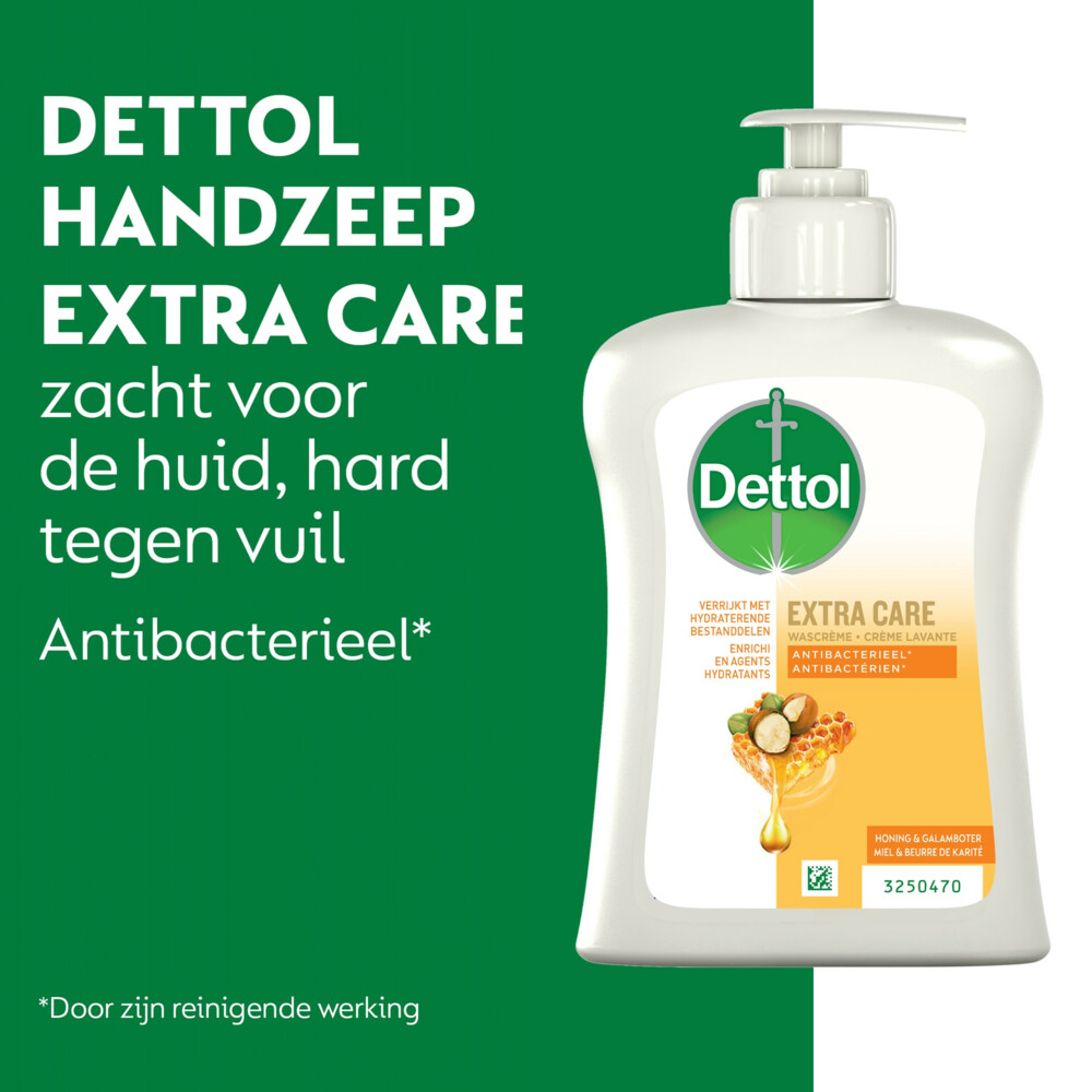 Dettol Handzeep Extra Care Honing & Galamboter250 ml