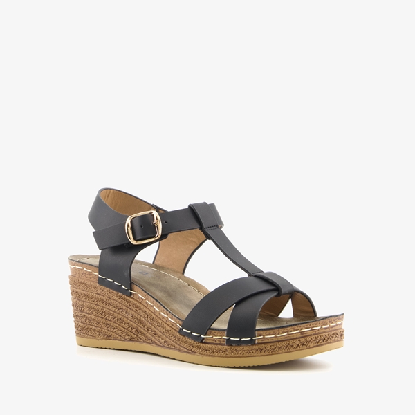 Blue Box dames sandalen met sleehak