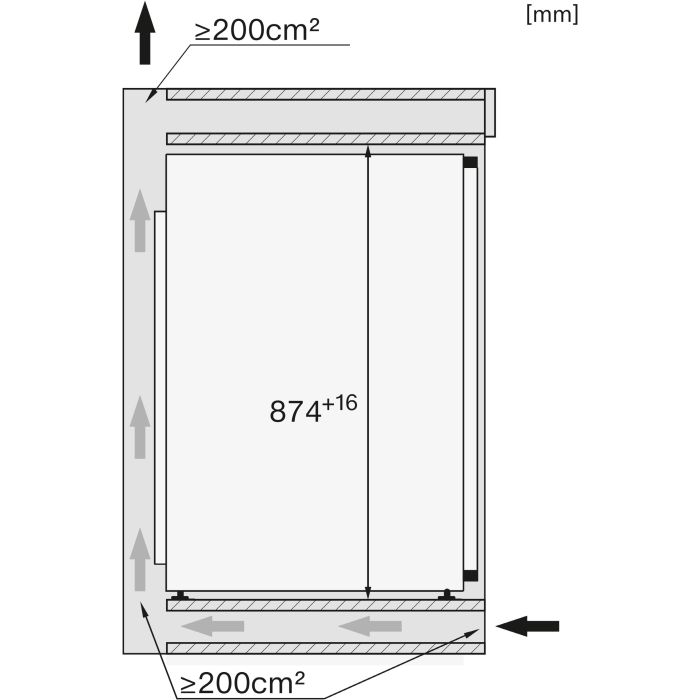 Miele Einbau-Gefrierschrank FNS 7140 E