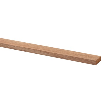 Bouwhout hardhout geschaafd 9x28 mm lengte 210 cm