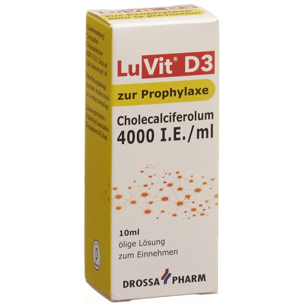 LUVIT Cholecalciferolum ölige Lösung Lös 4000 IE/ml zur Prophylaxe Fl 10 ml